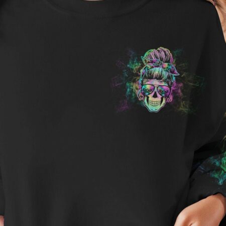 IF YOU THINK I'M A B TIE DYE SKULL ALL OVER PRINT - TLTW3012222