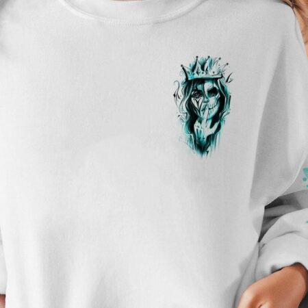 I'M A B DON'T TRY ME SKULL CROWN ALL OVER PRINT - TLNZ1103231