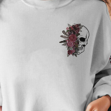 I AM WHO I AM SKULL FLOWER LEOPARD ALL OVER PRINT - TLNO2511223
