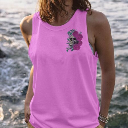I AM SWEET GIRL ROSE SKULL ALL OVER PRINT - TLTR2111224