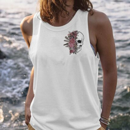 I AM WHO I AM SKULL FLOWER LEOPARD ALL OVER PRINT - TLNO2511223
