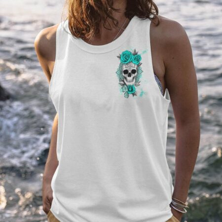 DON'T TRY TO FIGURE ME OUT MANDALA ROSE SKULL ALL OVER PRINT - TLTW1511221