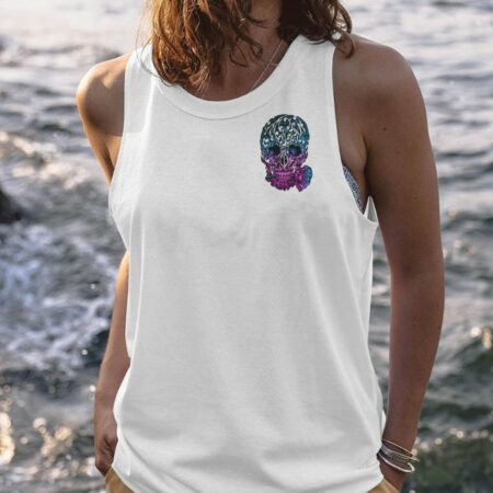 I TRY TO AVOID DRAMA TATTOOED SKULL ALL OVER PRINT - TLNZ0612223