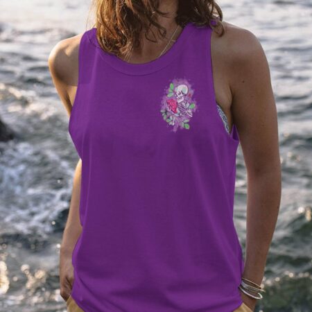 I TRY TO AVOID DRAMA ROSE SKELETON ALL OVER PRINT - TLTW1401231