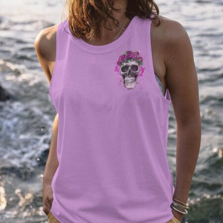 I'M NOT ANTI-SOCIAL ROSE SKULL ALL OVER PRINT - YHHG0512222