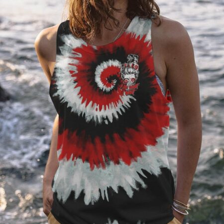I DO WHAT I WANT BLACK RED TIE DYE ALL OVER PRINT - TLTM0901231