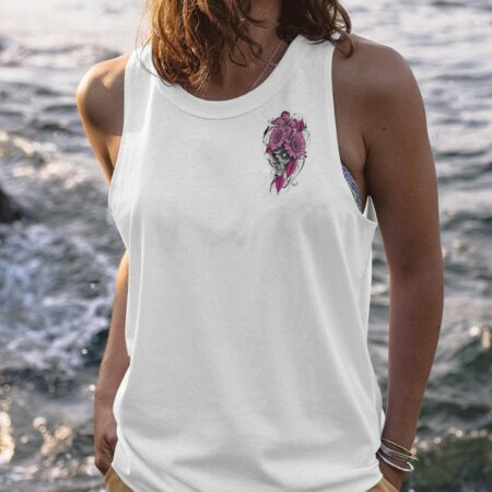 EVEN IF I HAD A POCKET FLOWER SKULL ALL OVER PRINT - TLNZ2311223