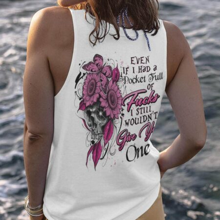 EVEN IF I HAD A POCKET FLOWER SKULL ALL OVER PRINT - TLNZ2311223
