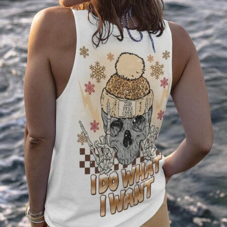 I DO WHAT I WANT WINTER SKULL ALL OVER PRINT - TLNO2511221