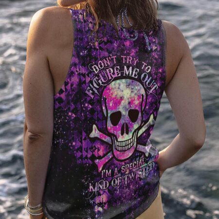 DON'T TRY TO FIGURE ME OUT GALAXY SKULL BONES ALL OVER PRINT - TLTR2112222