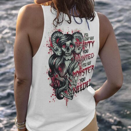 I'M THE MONSTER YOU NEEDED SKULL GIRL ALL OVER PRINT - TLNO0612221