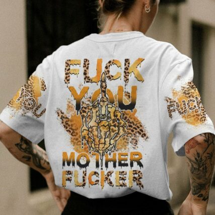 FCK YOU MOTHERFCKER LEOPARD ALL OVER PRINT - YHHG1711223