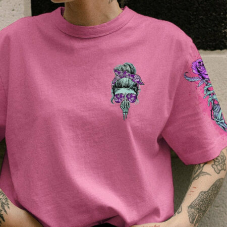 I AM A SWEET GIRL BUT IF YOU PISS ME OFF PURPLE ROSE ALL OVER PRINT - TLNO1302235