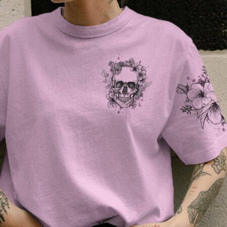 DEAR HATERS SKULL FLOWER ALL OVER PRINT - YHHG0712222