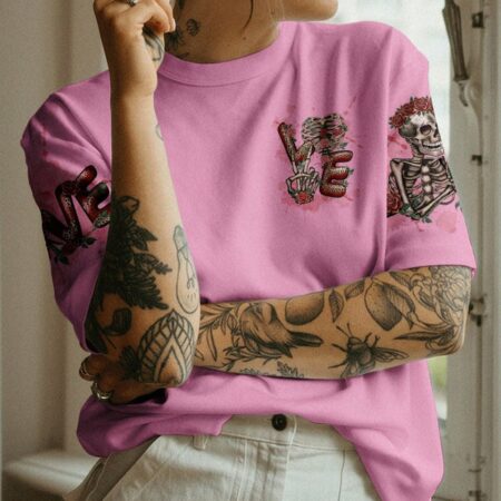 LOVE SKELETON ALL OVER PRINT - TLTW0903233