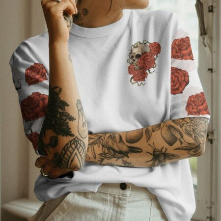 I AM THE STORM ROSE SKULL ALL OVER PRINT - TLTR0811223