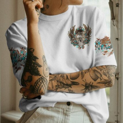 BUT DID YOU DIE MOM LIFE WINGS SKULL ALL OVER PRINT - TLTY0912223