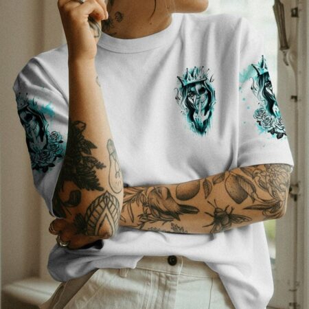 I'M A B DON'T TRY ME SKULL CROWN ALL OVER PRINT - TLNZ1103231