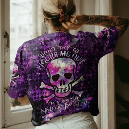 DON'T TRY TO FIGURE ME OUT GALAXY SKULL BONES ALL OVER PRINT - TLTR2112222