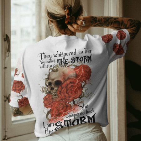 I AM THE STORM ROSE SKULL ALL OVER PRINT - TLTR0811223