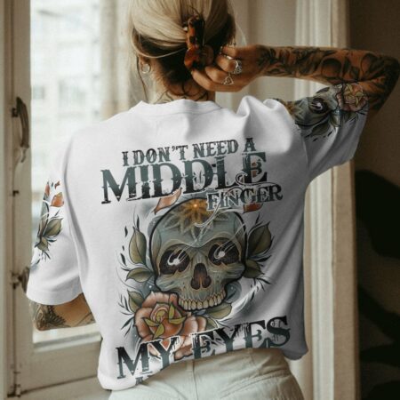 I DON'T NEED A M SKULL ALL OVER PRINT - TLTY0811221