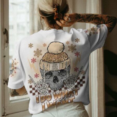 I DO WHAT I WANT WINTER SKULL ALL OVER PRINT - TLNO2511221