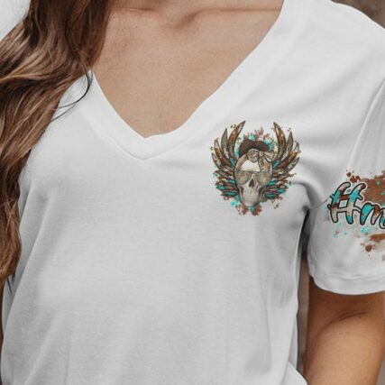 BUT DID YOU DIE MOM LIFE WINGS SKULL ALL OVER PRINT - TLTY0912223