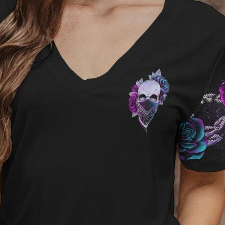 DON'T TRY TO FIGURE ME OUT ROSE SKULL ALL OVER PRINT - TLNO2712222