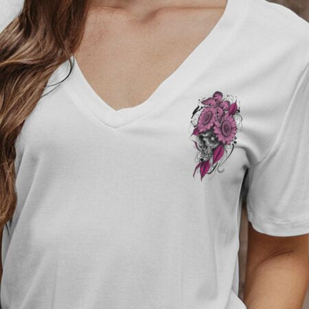 EVEN IF I HAD A POCKET FLOWER SKULL ALL OVER PRINT - TLNZ2311223