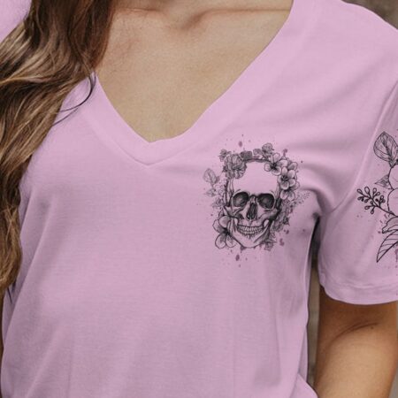 DEAR HATERS SKULL FLOWER ALL OVER PRINT - YHHG0712222
