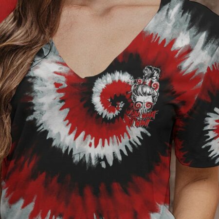 I DO WHAT I WANT BLACK RED TIE DYE ALL OVER PRINT - TLTM0901231