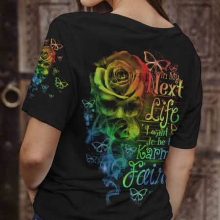 KARMA FAIRY ROSE SMOKE SKULL ALL OVER PRINT - TLNO0601232