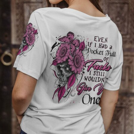 EVEN IF I HAD A POCKET FLOWER SKULL ALL OVER PRINT - TLNZ2311223