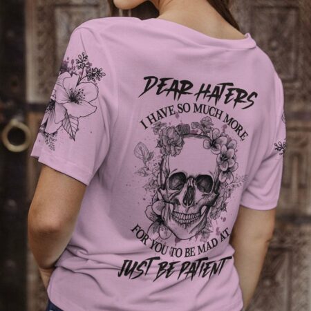 DEAR HATERS SKULL FLOWER ALL OVER PRINT - YHHG0712222