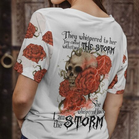 I AM THE STORM ROSE SKULL ALL OVER PRINT - TLTR0811223
