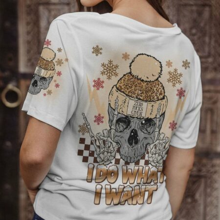 I DO WHAT I WANT WINTER SKULL ALL OVER PRINT - TLNO2511221