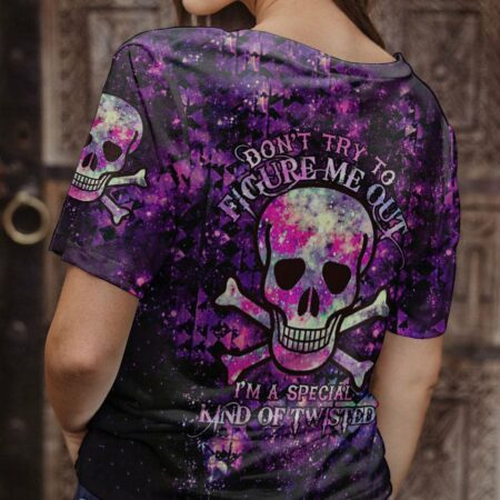 DON'T TRY TO FIGURE ME OUT GALAXY SKULL BONES ALL OVER PRINT - TLTR2112222