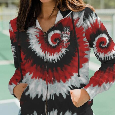 I DO WHAT I WANT BLACK RED TIE DYE ALL OVER PRINT - TLTM0901231