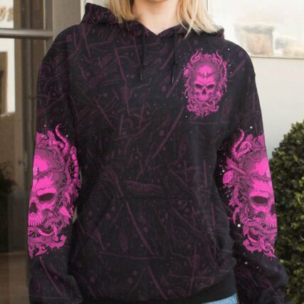 HELLO DARKNESS MY OLD FRIEND SKULL ALL OVER PRINT - YHHN1512224