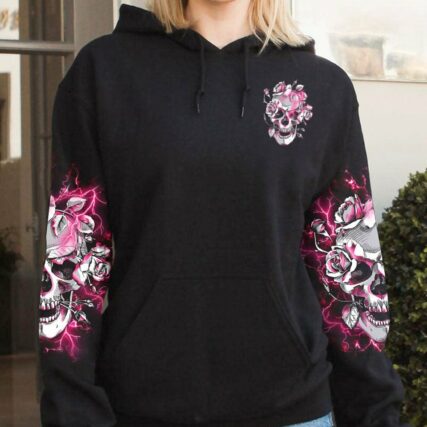 DON'T MESS WITH ME FLOWER SKULL ALL OVER PRINT - TLTR2612224