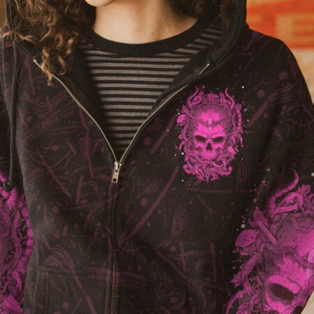 HELLO DARKNESS MY OLD FRIEND SKULL ALL OVER PRINT - YHHN1512224