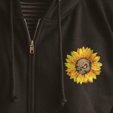 I DON'T NEED A M SKULL SUNFLOWER ALL OVER PRINT - TLNZ1811222