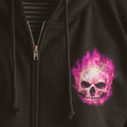 I AM WHO I AM FIRE SKULL FLAG ALL OVER PRINT - TLNZ0312223