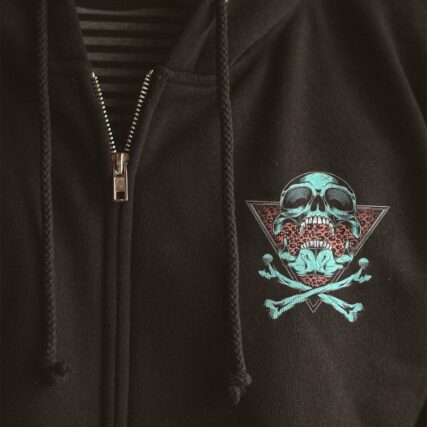DON'T TRY TO FIGURE ME OUT TRIANGLE BUTTERFLY SKULL ALL OVER PRINT - TLNZ2712223