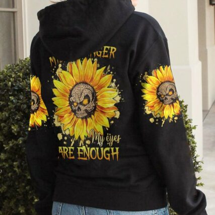 I DON'T NEED A M SKULL SUNFLOWER ALL OVER PRINT - TLNZ1811222