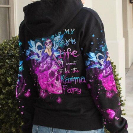 KARMA FAIRY SUGAR SKULL ALL OVER PRINT - YHHN1612222