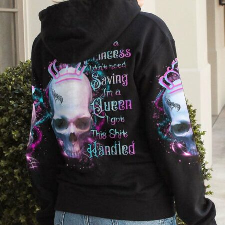 I GOT THIS S HANDLED CROWN SKULL ALL OVER PRINT - TLTR3012221