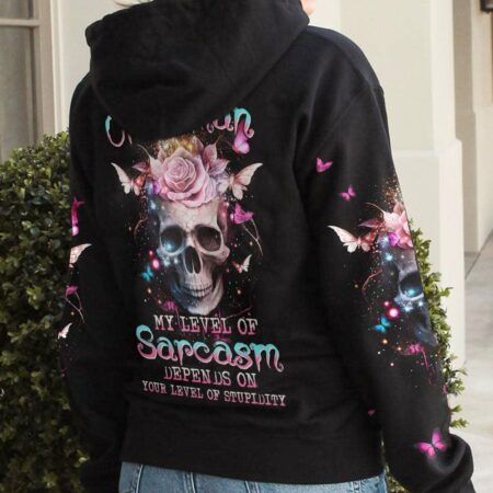 I'M A GRUMPY OLD WOMAN ROSE SKULL ALL OVER PRINT - YHHN1002231
