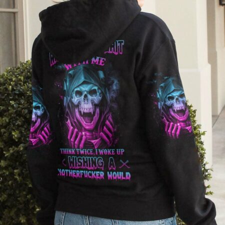 IF YOU THINK YOU WANNA VAMPIRE SKULL ALL OVER PRINT - TLNZ0911221