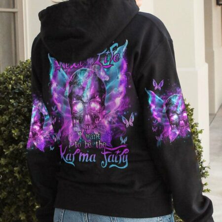 KARMA FAIRY SKULL BUTTERFLY ALL OVER PRINT - TLNO2312222